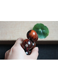 Set Vòng đeo tay Gỗ Sưa đỏ tự nhiên, kèm hộp đựng lót lụa