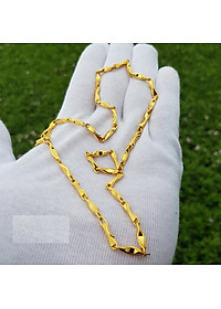 Dây Chuyền Phong Cách Hàn Quốc Nam Mạ Vàng + TẶNG LÁ BỒ ĐỀ MAY MẮN TÀI LỘC ĐỂ VÍ ĐIỆN THOẠI