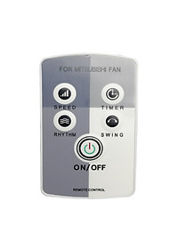 Điều Khiển Quạt Cây Và Treo Tường Mitsubishi Tặng Kèm Pin-Remote Quạt Mitsubishi