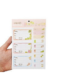 Nhãn Vở Bánh Việt 3 Ô Kèm Sticker - The Sun (15 Nhãn)