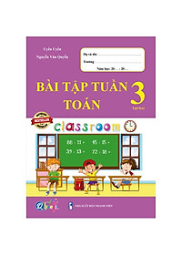 Sách - Combo Bài Tập Tuần Lớp 3 Cả Năm - Toán và Tiếng Việt (4 cuốn)
