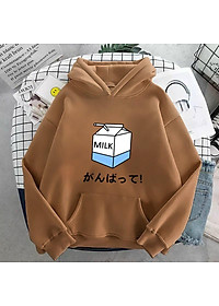 ÁO HOODIE NAM NỮ IN HỘP SỮA (NHIỀU MÀU)