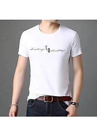 Áo Thun Nam Cotton Cổ Tròn Phối Hình Cao Cấp ShopN6 - AT06 (Nhiều Màu)