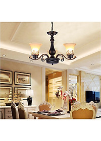 Đèn chùm MELO cổ điển Bắc Âu (Loại 3 bóng)