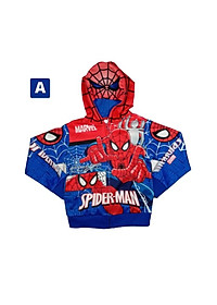 Áo khoác bé trai hình siêu nhân từ11kg-40kg. Chất thun hai da dày mịn - Kiến Lửa