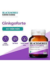 Viên Uống Hoạt Huyết Bổ Não Blackmores Ginkgo Forte Hộp 40 viên