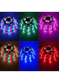Dây Đèn LED Siêu Sáng 5050 RGB Chống Nước Quấn Cây Trang Trí Ngoài Trời
