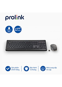 Bộ bàn phím và chuột không dây PROLINK Wireless Multimedia Desktop Combo PCWM-7003 – Hàng chính hãng