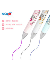 Combo 10 Bút gel Smooth Flowing Gel Ink Thiên Long Điểm 10 TP-GEL038
