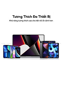 Cáp Tự Ngắt BASEUS Explorer Series Typc-C to iP Sạc Nhanh 20W, Đầu Cáp Trong Suốt Đèn LED báo Sạc Dây Bện Nylon - Hàng Chính Hãng