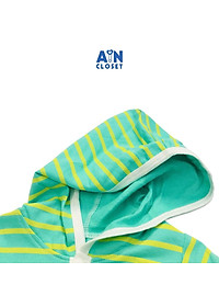 Bộ quần áo dài có nón unisex họa tiết Kẻ xanh vàng quần xám thun da cá - AICDBGMBTLIA - AIN Closet