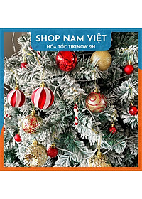 Bộ Quả Châu Nhiều Kiểu Dáng Trang Trí Giáng Sinh Cao Cấp