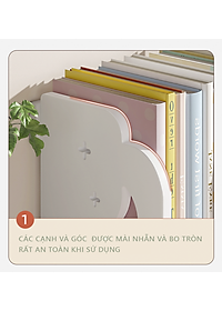 Kệ Sách Để Bàn Làm Việc Họa Tiết Dễ Thương Thương Hiệu IGA - IG410
