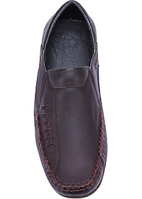 Giày Nam Đan Viền Huy Hoàng HT7122 - Nâu