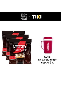 [Tặng Ca đá 900ML] Combo 3 Bịch Cà phê Hòa tan NESCAFÉ CAFÉ VIỆT 35 gói Vị Mạnh đặc trưng