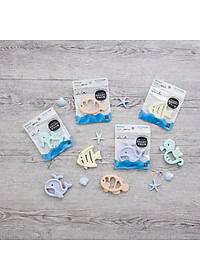 Gặm nướu sinh vật biển Richell Nhật silicone nguyên khối gặm nướu đồ chơi cho bé Baby