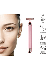 Bút Massage Xóa Bọng Mắt Nâng Cơ Căng Da Mặt Chống Lão Hoá Da Tặng Kèm Pin AA Rung Mạnh Loại Tốt (Tặng Kèm 1 Móc Khoá) (Official Bilaha)
