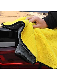 KHĂN MICROFIBER 2 LỚP LAU XE Ô TÔ, NHÀ CỬA CHUYÊN DỤNG