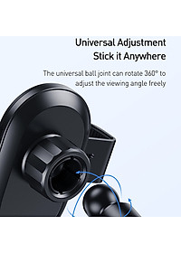 Gía đỡ điện thoại gắn taplo hoặc kính lái ô tô nhãn hiệu Baseus SUYL-JY01 - Hàng Nhập Khẩu