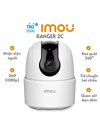 Camera IMOU Ranger 2, Camera Xoay 360, AI Phát hiện người, màng trập riêng tư 2MP/4MP – Hàng Chính Hãng