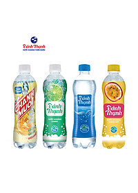 Thùng 24 chai Nước Khoáng Thiên Nhiên Có Ga Đảnh Thạnh Khoáng Chanh Muối 430ml