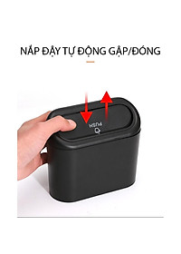 Thùng Rác Mini Để Trên Xe Ô Tô, Hộp chứa Rác Đa Năng Văn Phòng tiện dụng đơn giản gọn nhẹ chất liệu bền bỉ dày dặn