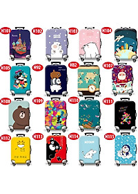 Túi bọc bảo vệ vali -Áo vỏ bọc vali - Chuột H109