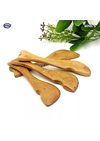 COMBO 2 Dụng Cụ chuyên dụng Mát xa ngón tay, cạo gió ấn huyệt bằng Gỗ Bách Xanh hình cá mập (MH876) Chăm sóc sức khỏe