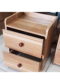 TỦ ĐẦU GIƯỜNG GỖ 2 NGĂN KÉO, TÁP ĐẦU GIƯỜNG ĐỰNG ĐỒ CÓ NGĂN TIỆN LỢI