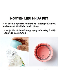Bình nước nhựa Lock&Lock Milky dung tích 500ml BPA Free HAP654