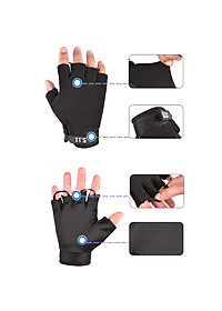 Găng Tay Đi Phượt Hở Ngón 5.11 U890, Găng Tay Phượt, Tập Gym, Thể Thao Đa Năng  - HÀNG CHÍNH HÃNG