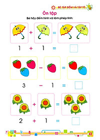 Tủ Sách Cho Bé Vào Lớp 1 - Bé Tập Đếm Và Tập Tô