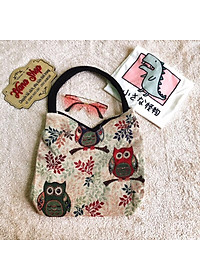 Túi thổ cẩm tim nhỏ