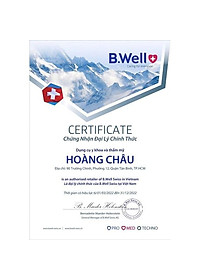 Máy tăm nước cầm tay cao cấp B.Well Swiss WI 912 - nhập từ Thụy Sỹ - BWell 912