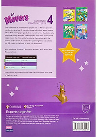 A1 Movers 4 Authentic Practice Tests: Student's Book Without Answers With Audio - FAHASA Reprint Edition