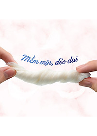 6 Bịch Giấy ăn Slisoft trắng tự nhiên đa năng, khăn giấy khô không chất tẩy trắng an toàn cho cả gia đình