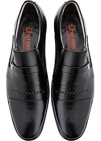 Giày Tây Nam Huy Hoàng HT7175 - Đen