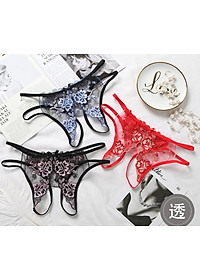  Quần lót nữ xẻ đáy quốn hút - Màu xanh biển