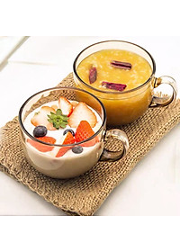 Bộ 2 Ly, Cốc Thuỷ Tinh Hổ Phách Dung Tích Lớn 480ml Cao Cấp Chịu Nhiệt- Hàng Loại 1.  Chính Hãng MINIIN