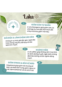 Trà Cà Phê Cascara LAKA Gói 5gr, 100% vỏ cà phê chín mọng Hỗ Trợ Giảm Cân, Ngừa Lão Hóa Và Ổn Định Đường Huyết