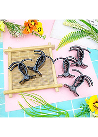 Combo 5 kẹp càng cua 3 răng màu ngẫu nhiên giá rẻ cực xinh