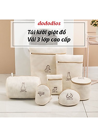 Túi Lưới Giặt Đựng Quần Áo, Đồ Lót Trong Máy Giặt - Túi Giặt Bảo Quản Quần Áo, Túi giặt đồ cao cấp 2 lớp, túi lưới giặt vớ, Túi giặt đồ máy giặt 3 lớp cao cấp, túi lưới giặt quần áo đồ lót có khóa kéo, Túi lưới giặt quần áo đồ lót máy giặt dododios