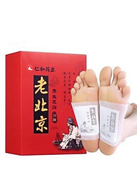 Hộp 50 miếng dán thải độc dán chân ngải cứu đông y, hàng nội địa trung chất lượng số 1