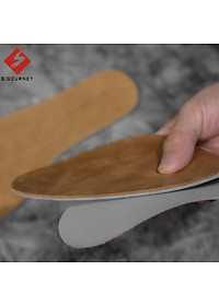 Lót Giày Cao Cấp Bằng Da Thảo Mộc SIGOURNEY Siêu Mềm Thấm Hút Mồ Hôi Thoáng Khí Thoải Mái Cho Nam