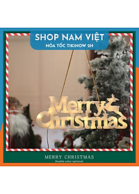 Đèn LED Chữ Merry Christmas Treo Cây Thông, Trang Trí Giáng Sinh, Noel - Chính Hãng NAVIVU