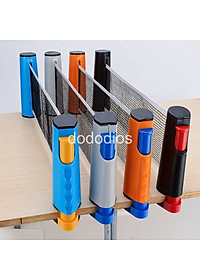 Combo 2 Vợt Bóng Bàn Tặng Kèm 3 Quả Bóng Bàn + Kẹp Trụ Lưới Bóng Bàn Rút Gọn Nhựa ABS 1,7m Chính Hãng dododios