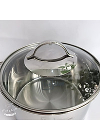 Combo bộ nồi inox quánh xửng chảo chống dính cao cấp FIVESTAR 7 món nắp kính 3 đáy dùng được bếp từ , hồng ngoại , gas