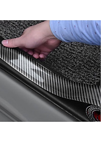 Miếng Dán Sợi Carbon Chống Va Chạm Chống Xước Chống Trượt Bảo Vệ Xe Dài 1 mét Rộng 7cm