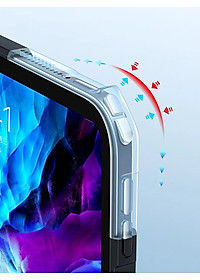 Ốp lưng dành cho iPad Gen 10 2022 XUNDD, Chống shock, Mặt lưng trong suốt, Viền TPU - Hàng nhập khẩu