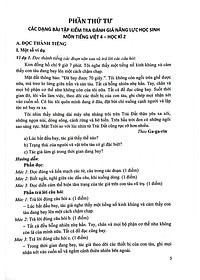 Kiểm Tra, Đánh Giá Năng Lực Học Sinh Lớp 4 Môn Tiếng Việt - Học Kì 2
